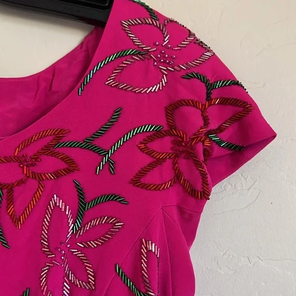 Carmen Marc Valvo Silk Dress